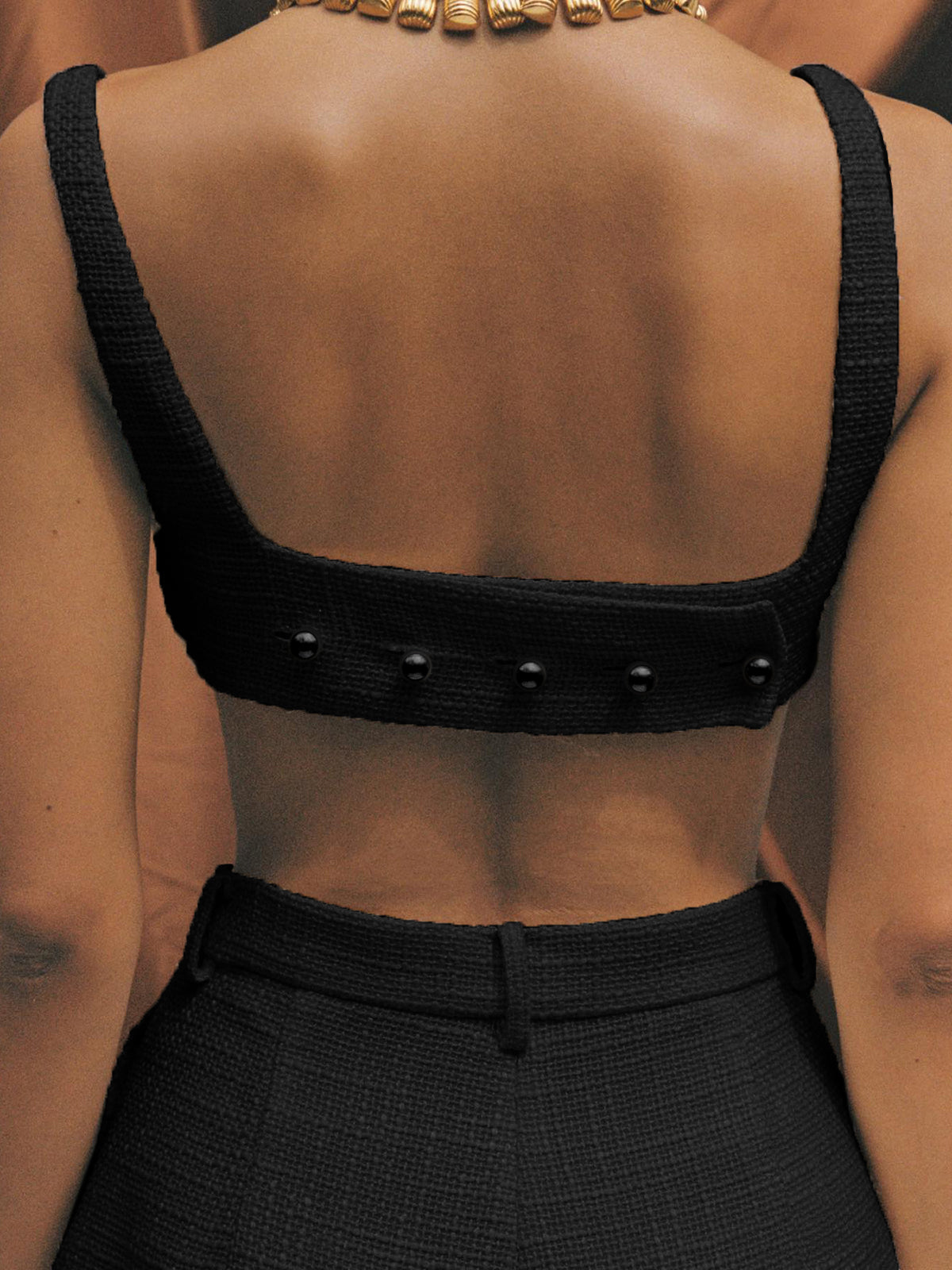 Clara | Elegantes rückenloses Shorts Set