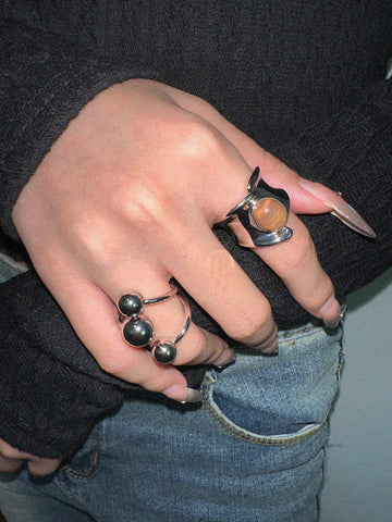 Jannik | Eleganter Silberrauchring