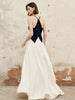 Charlotte | Elegantes Cutout-Maxikleid mit Farbblock-Design
