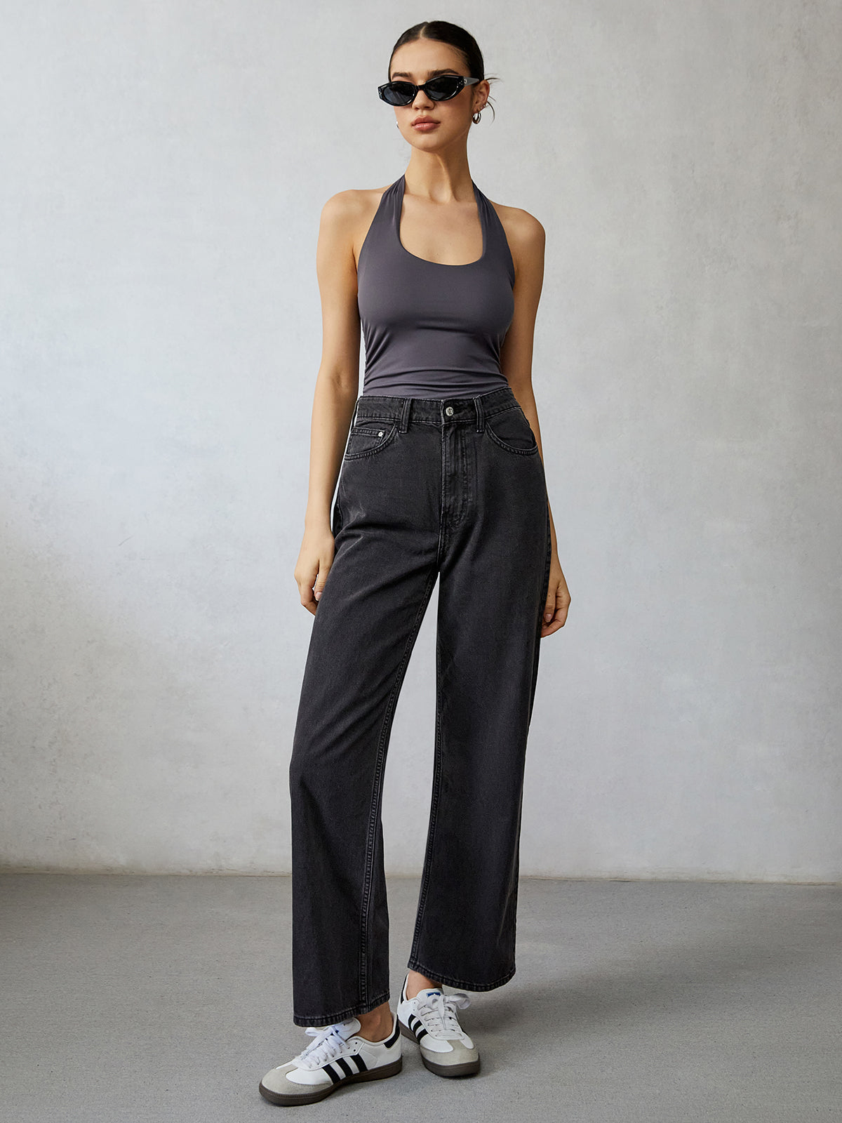 Clara | Rückenfreies tief ausgeschnittenes Tank-Top