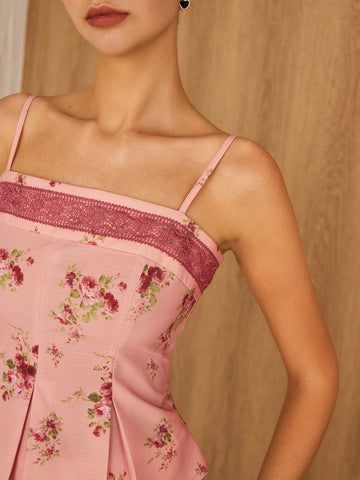 Clara | Romantisches Spitzen-Cami-Top