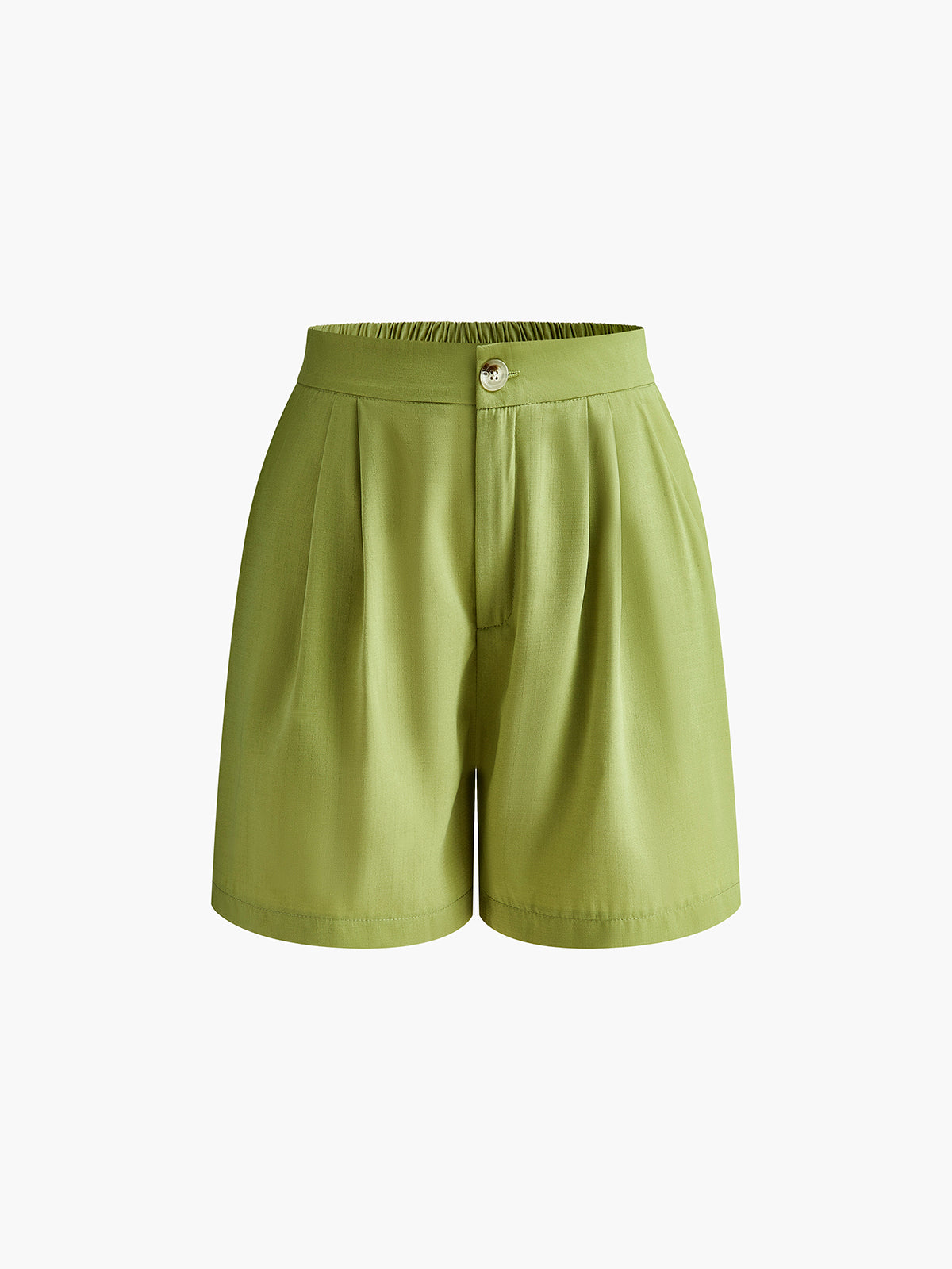 Leonie | Asymmetrisches Button-Pleated Shorts Set