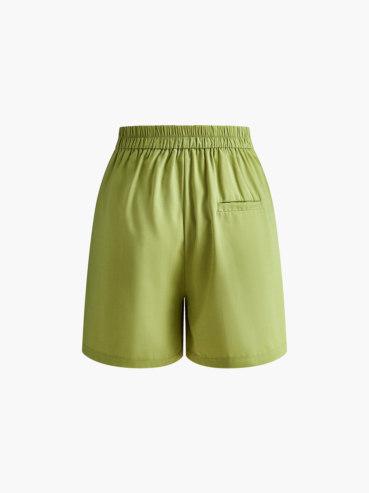 Leonie | Asymmetrisches Button-Pleated Shorts Set