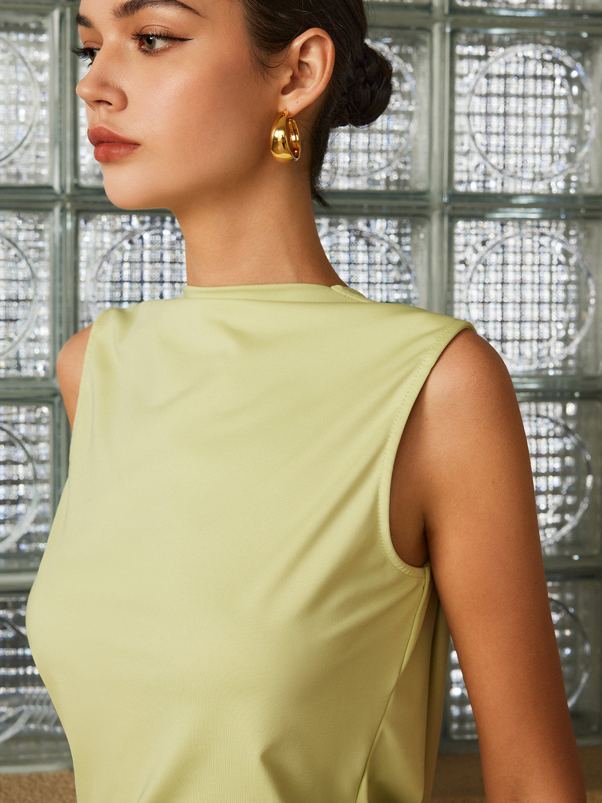 Clara | Rückenfreies Falten-Top