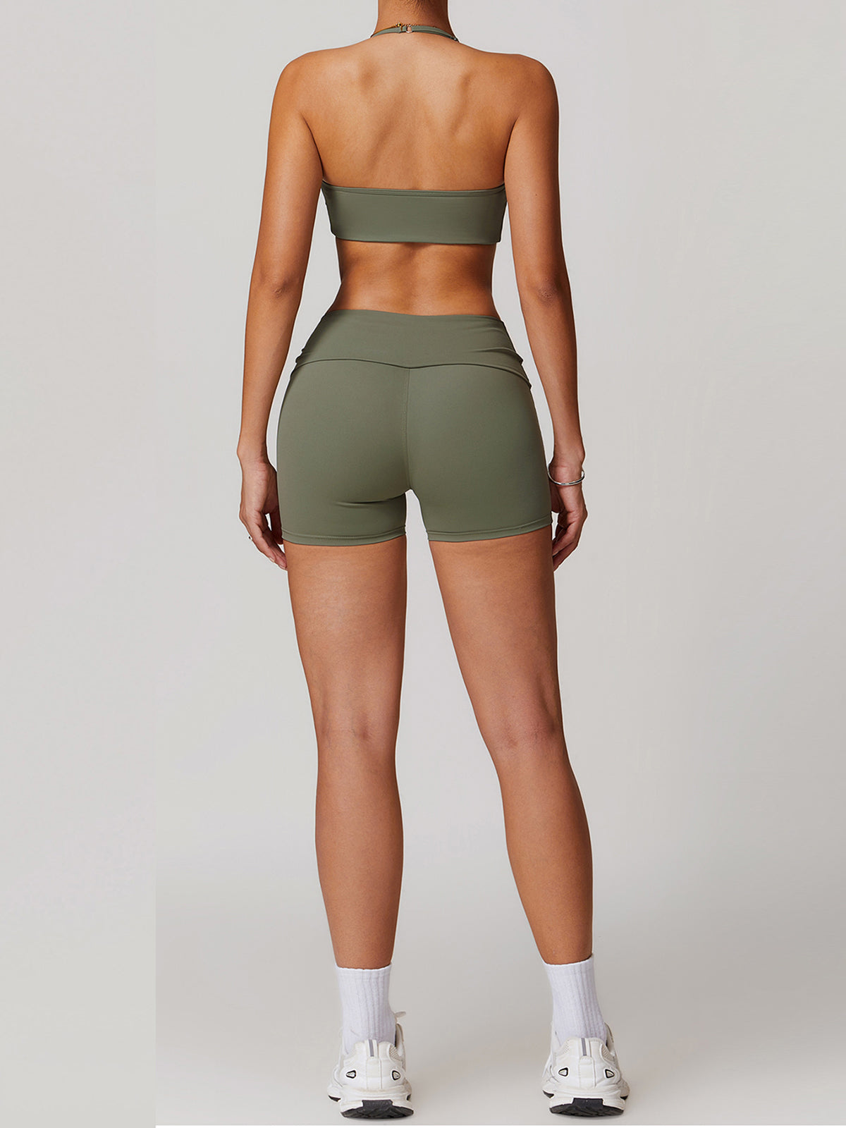 Clara | Halter Skinny Shorts Set mit schnelltrocknendem Material