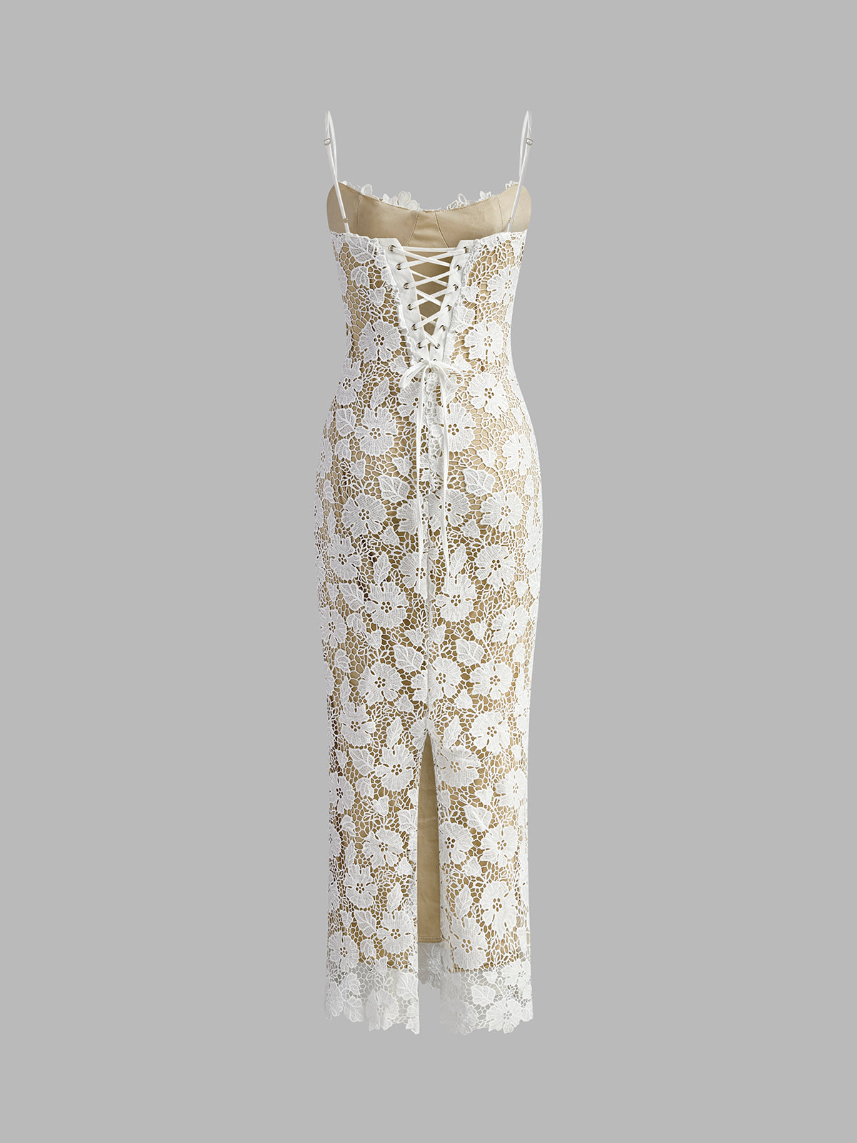 Laura | Doppellagiges Spitzen-Cami-Kleid