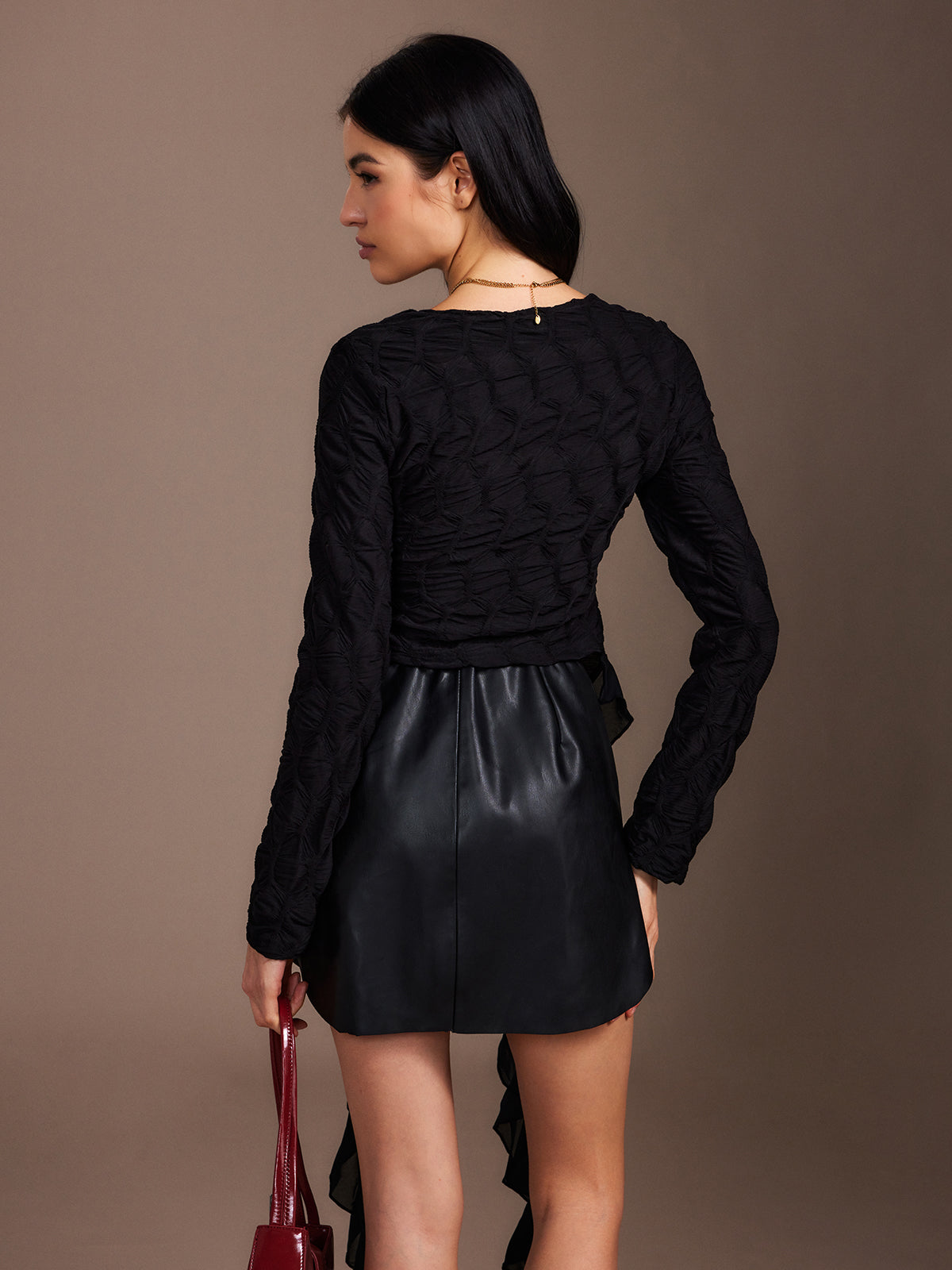 Sophie | Rüschendetail Bluse mit Rosetten