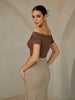 Anja | Off-Shoulder Plissee-Bluse