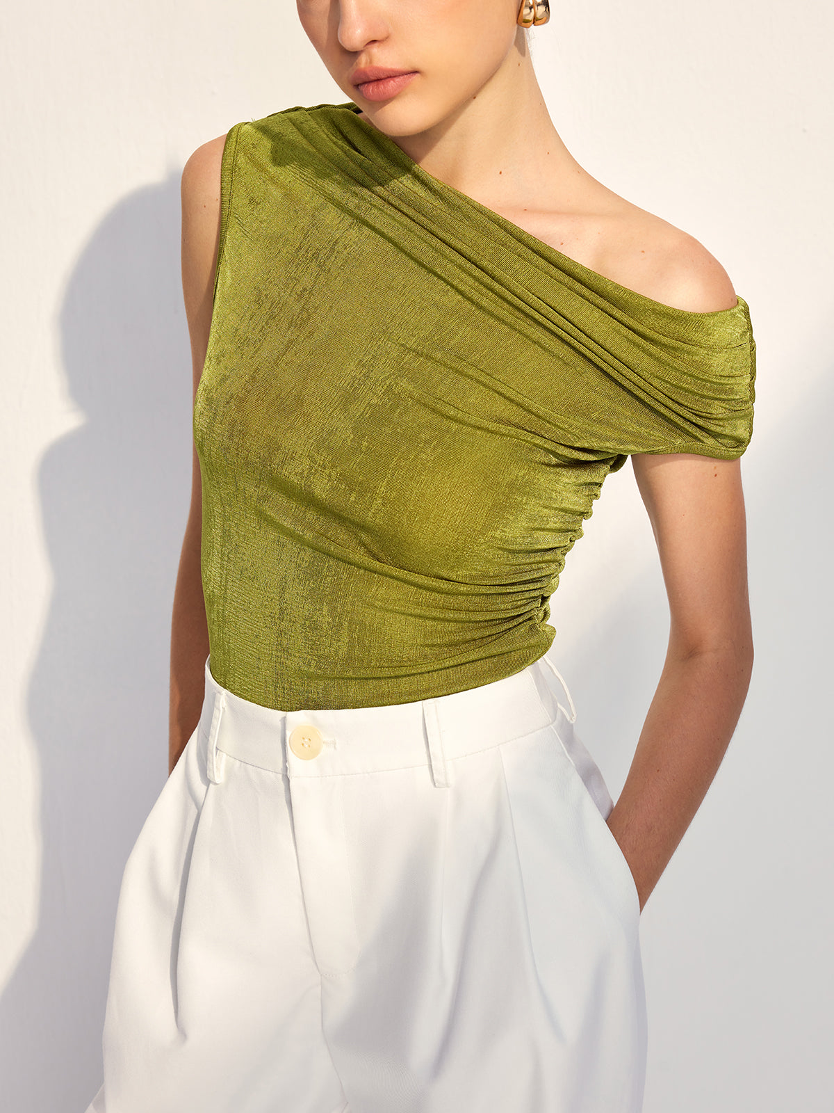 Leonie | Stylisches Kalt-Schulter Tanktop