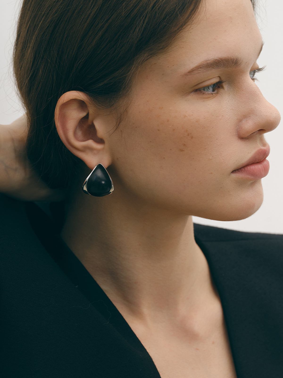 Felix | Midnight Elegance Ohrringe aus schwarzem Onyx