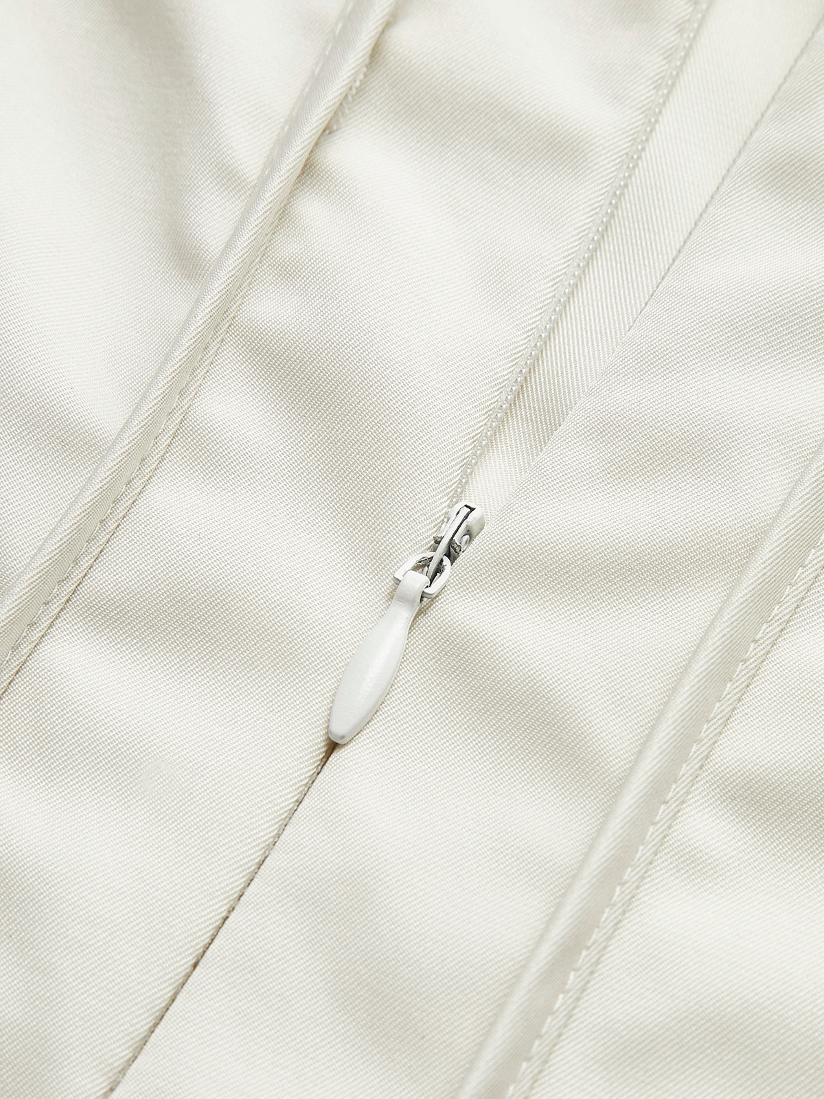 Maria | Fließendes Cami Kleid mit Faltenpaspel