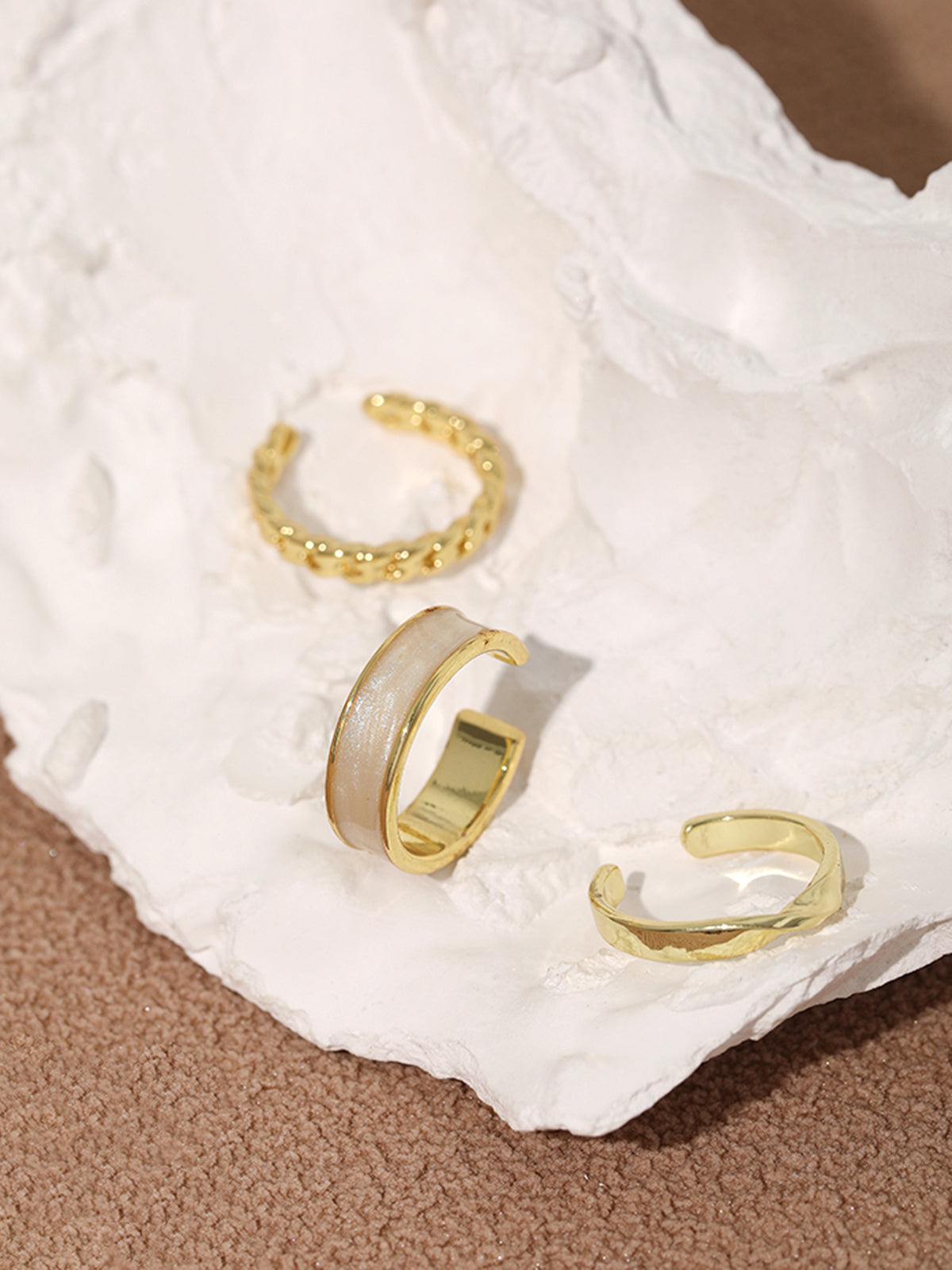 Lara | 3-tlg. Luxus-Ring-Set