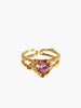 Anna | Funkelnder Herz-Ring mit verstellbarem Design