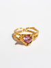 Anna | Funkelnder Herz-Ring mit verstellbarem Design