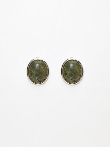 Maja | Spectrolite Ohrringe in Moosgrün