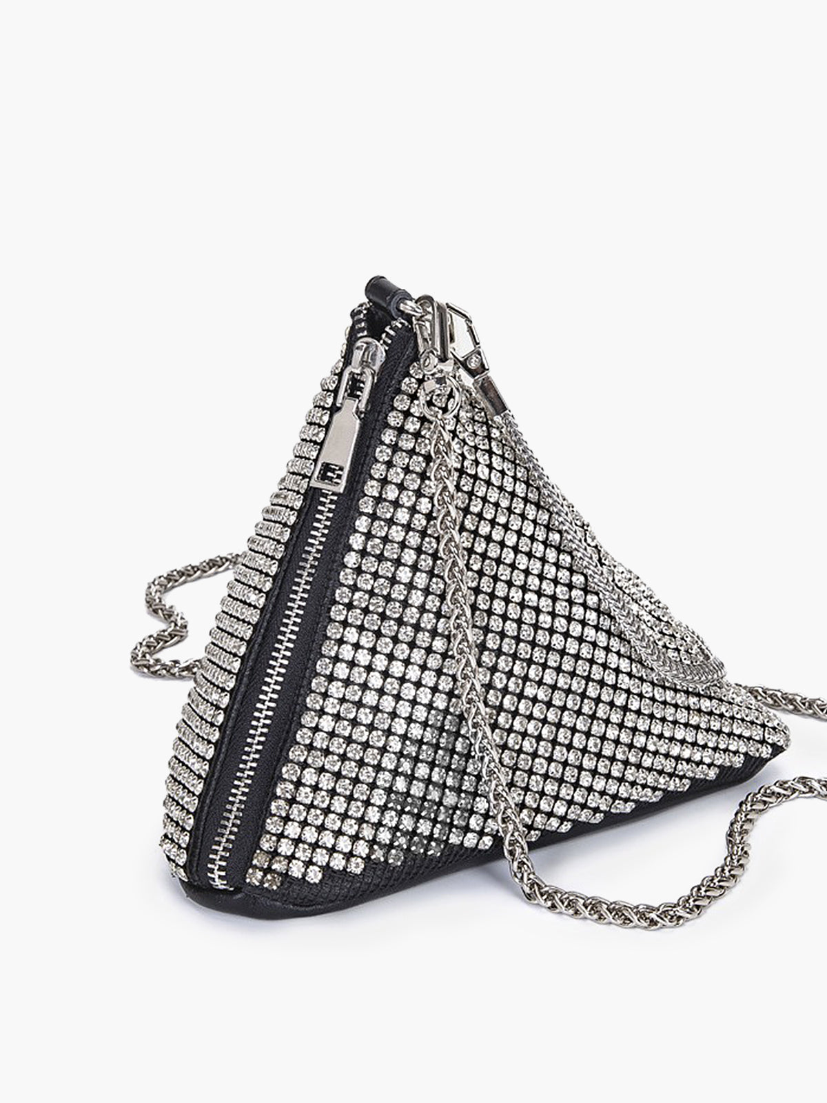 Bianca | Funkelnde Kristalltriangle Mini Tasche