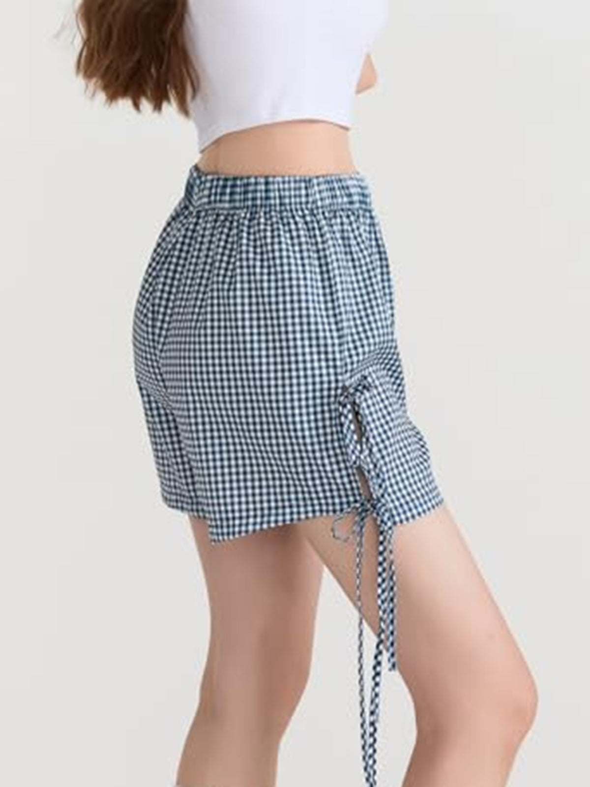 Felix | Plaid Schleifen-Shorts
