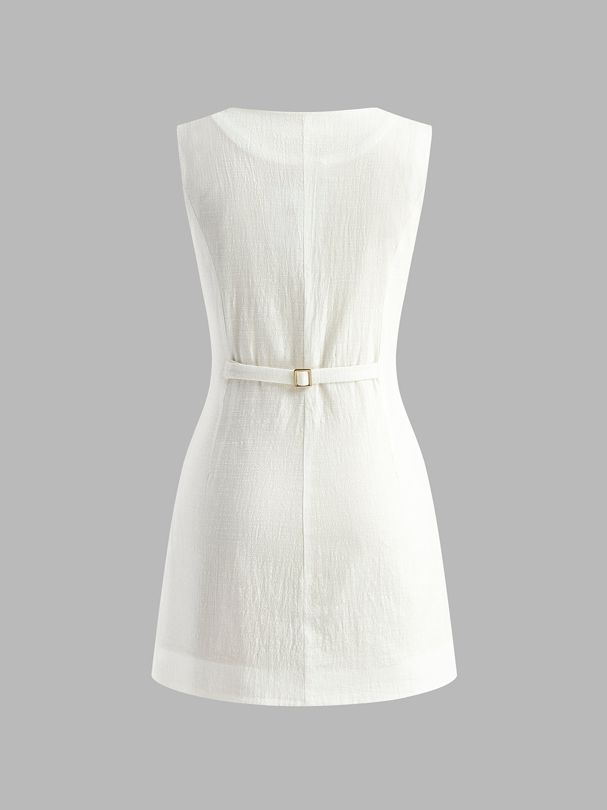 Lisa | Kurzes Baumwollkleid mit Knopfleiste