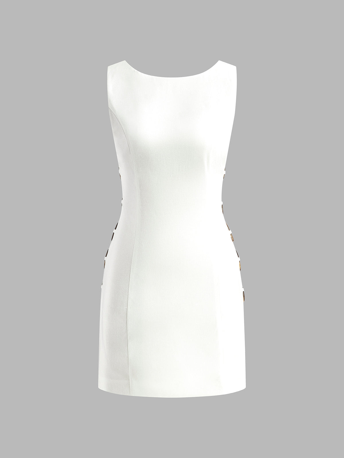Clara | Ärmeloses O-Ring Cutout Kleid