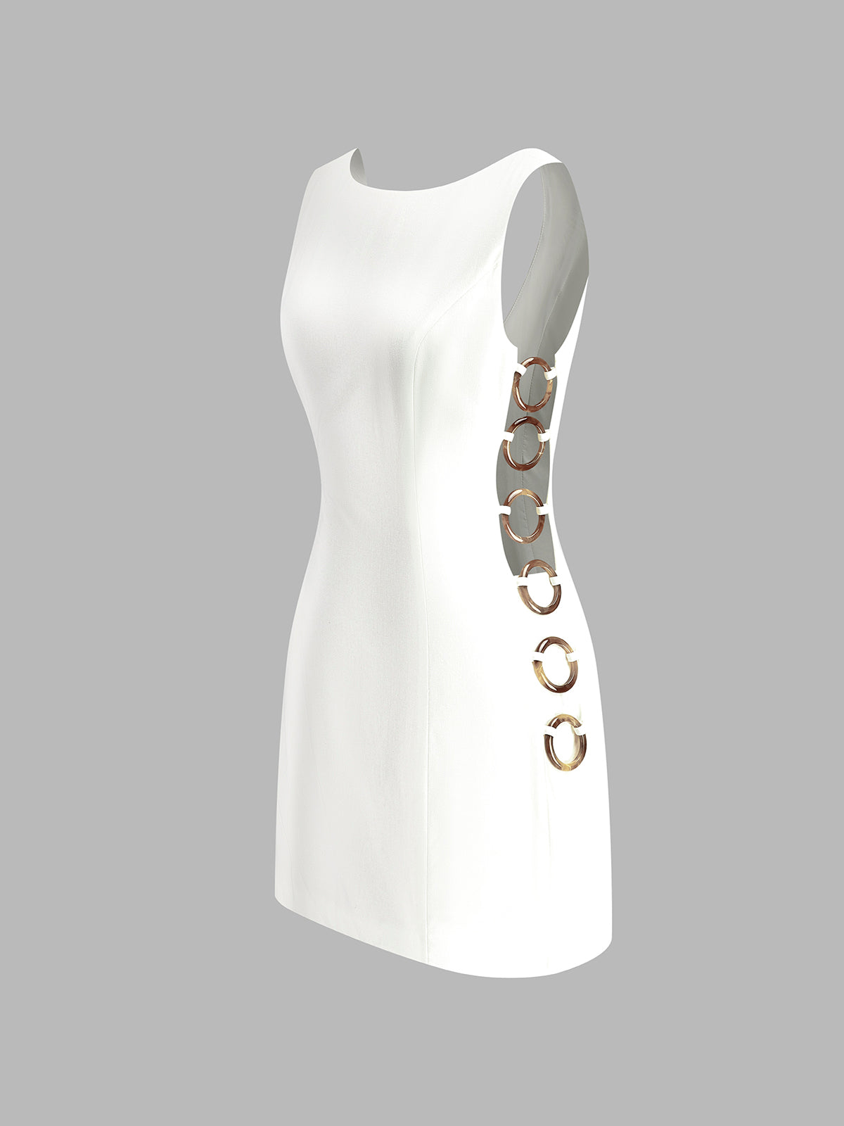 Clara | Ärmeloses O-Ring Cutout Kleid