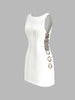 Clara | Ärmeloses O-Ring Cutout Kleid
