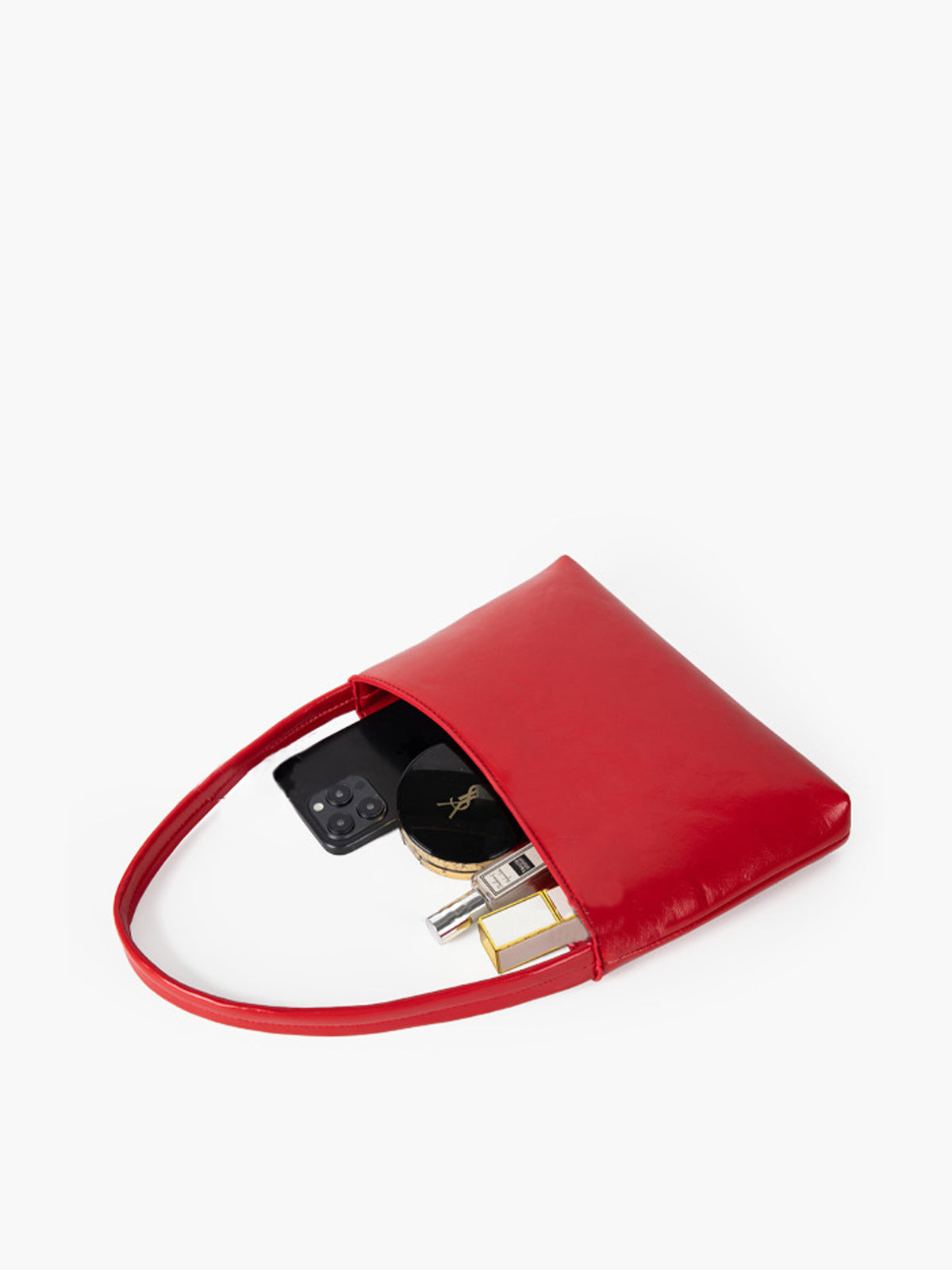 Mia | Minimalistische Schultertasche mit kurzem Griff