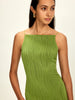Anna | Rippstrick Bodycon Cami Kleid mit Schlitz
