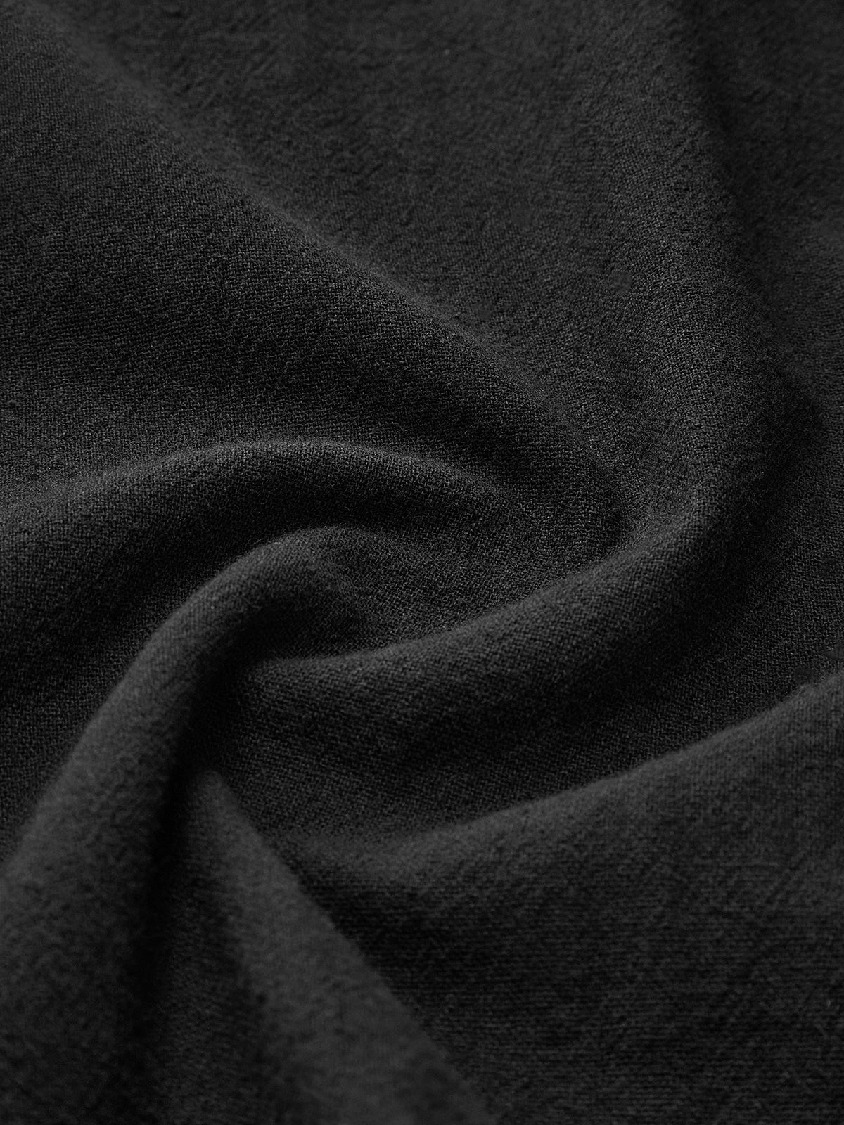 Henri | Hemd mit Stickerei und Bindeband aus reiner Baumwolle