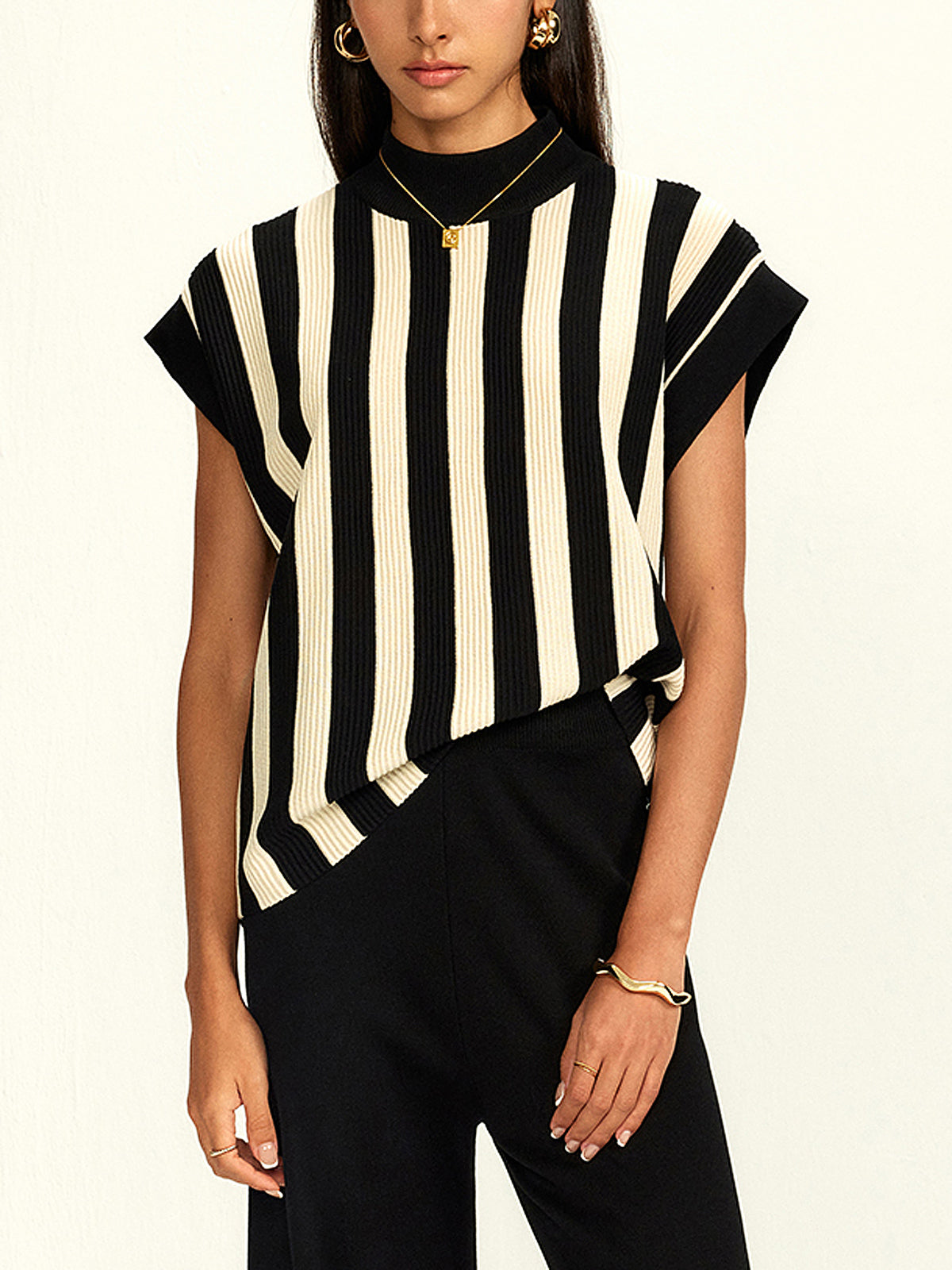 Felix | Gestreiftes Jersey-Top-Hosen-Set