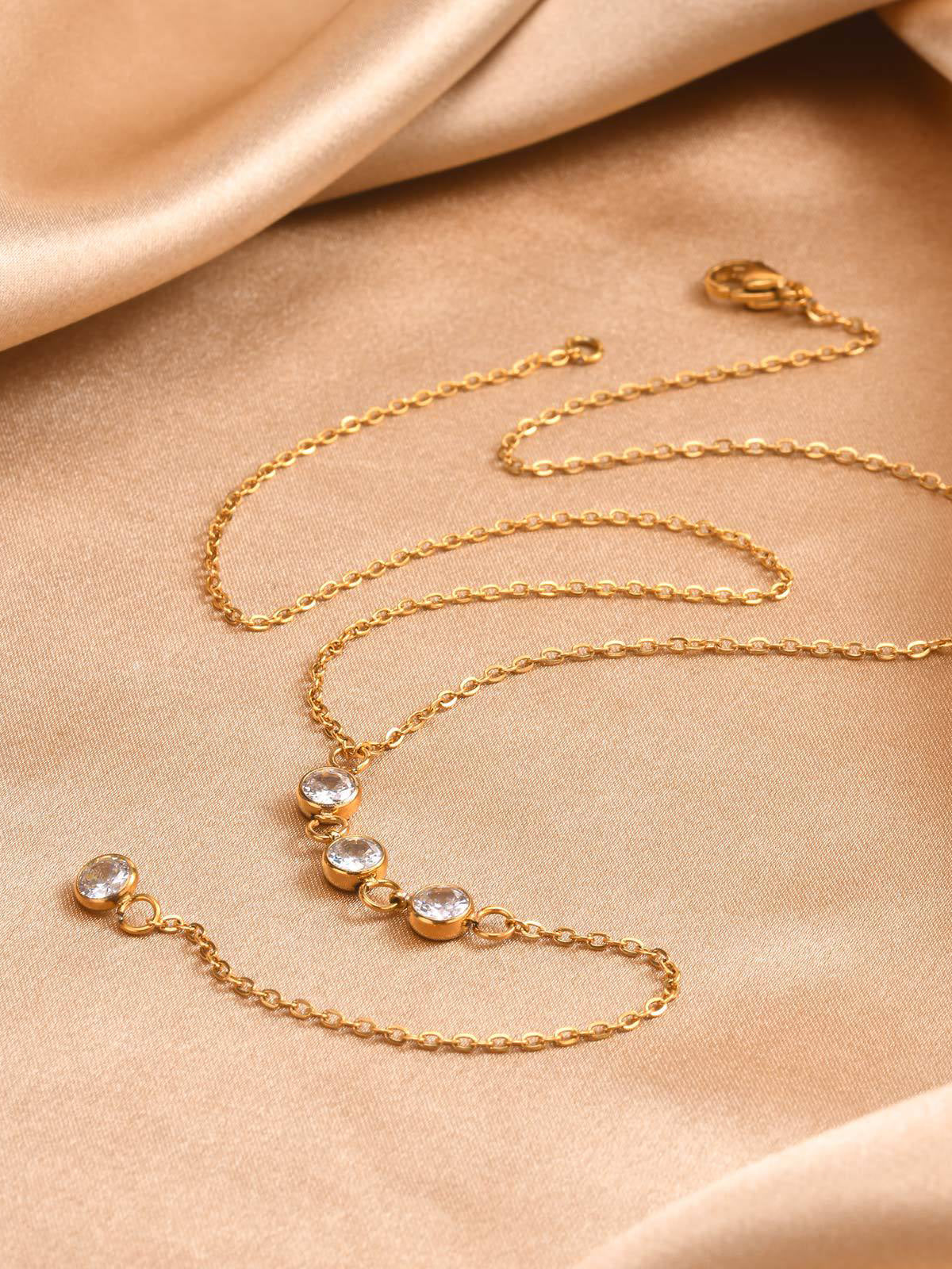 Nora | Elegantes Liana Halsband mit Rhinestones