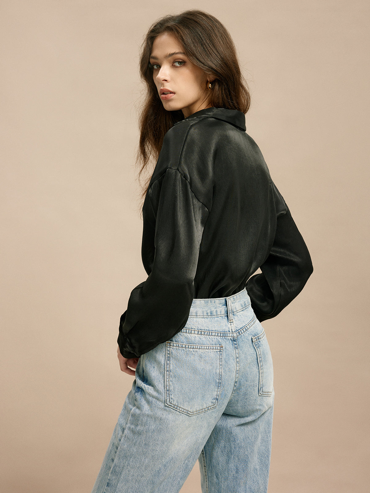 Leon | Minimalistisches Reversknopfhemd