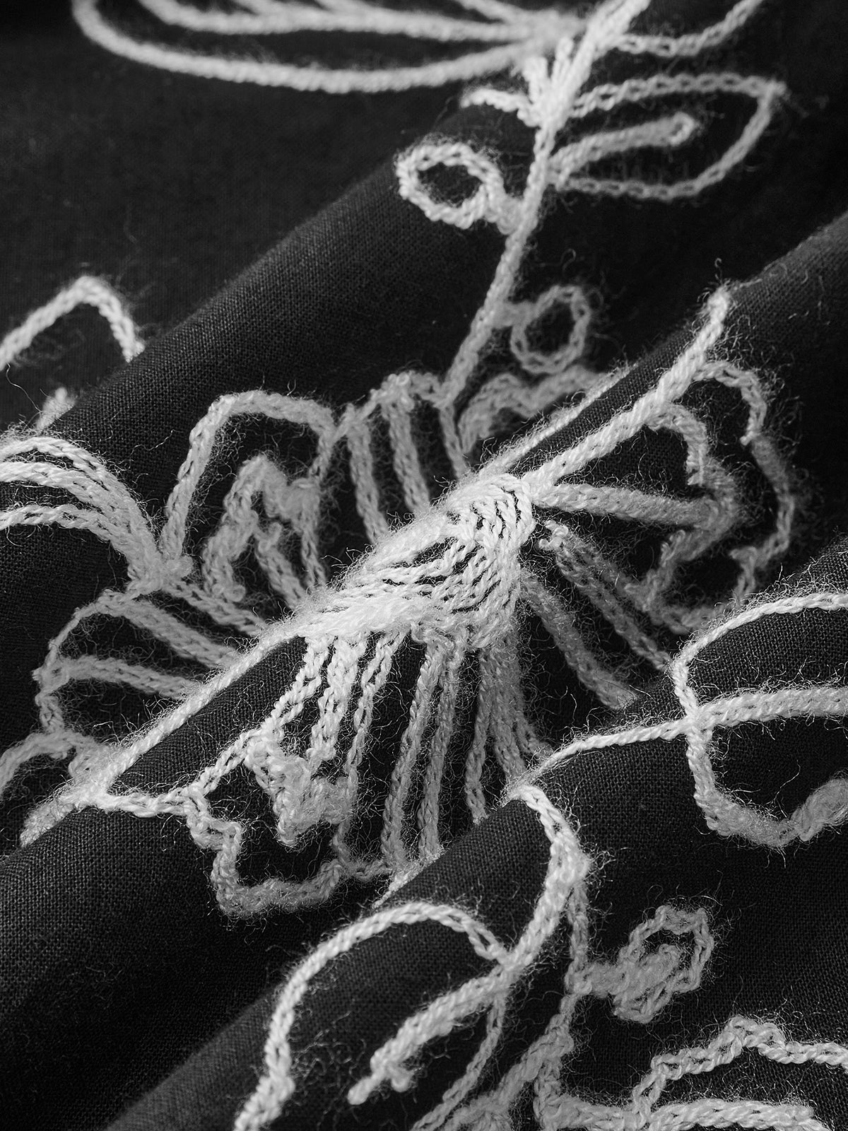 Clara | Vintage Baumwoll-Jacquard Kleid