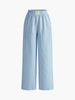 Anja | Elegante Weitbeinige Hose mit Streifenmuster