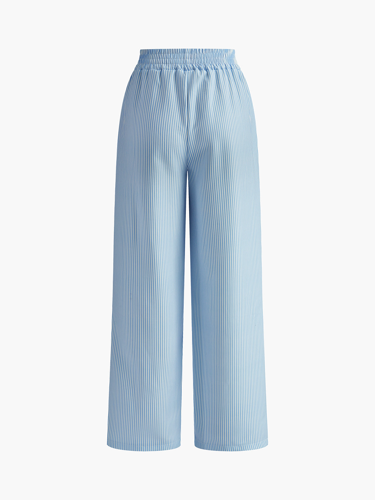 Anja | Elegante Weitbeinige Hose mit Streifenmuster