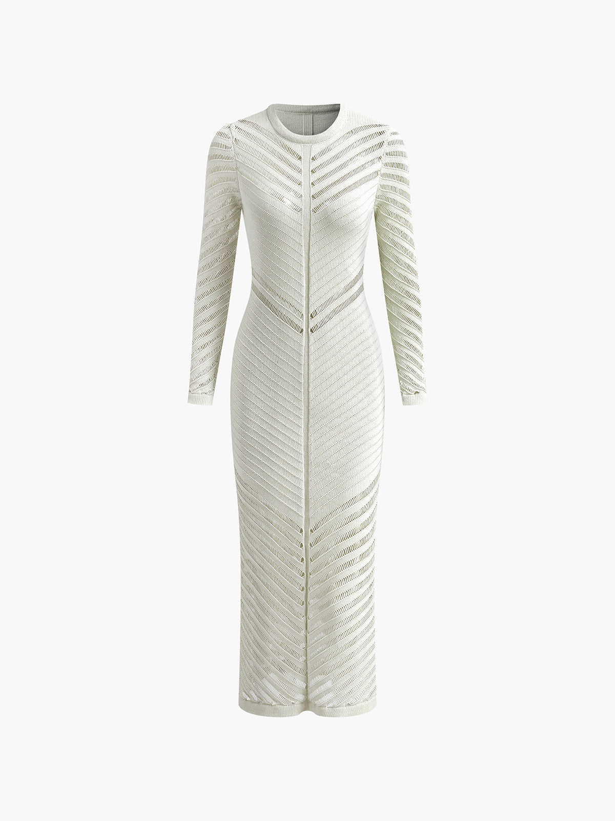 Clara | Cutout Langarm-Strickkleid