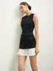 Carla | Elegantes Karo-Tweed-Panel-Kleid