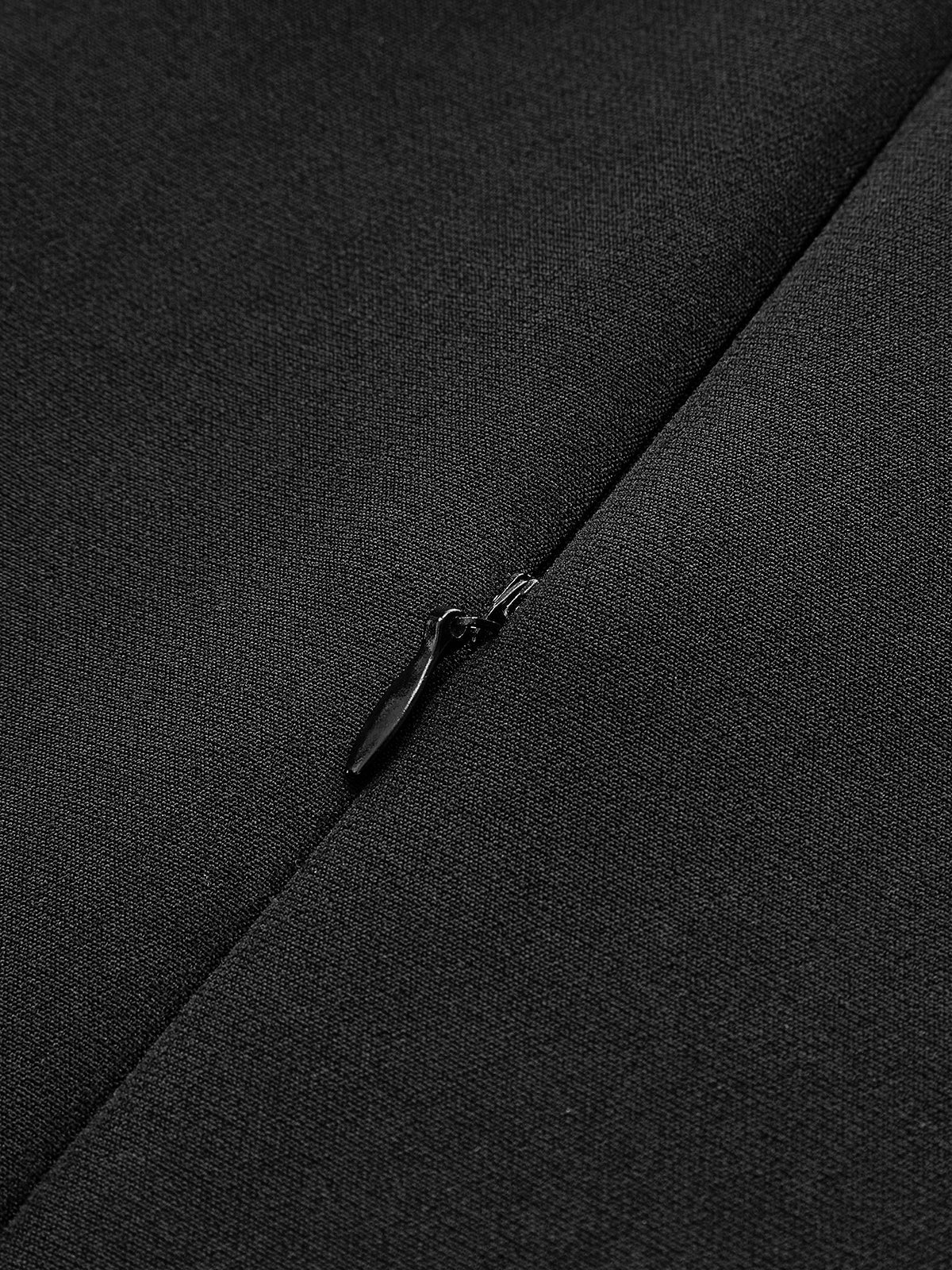 Clara | Minimalistische Piping-Korsett-Reißverschlussbluse