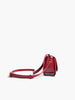 Elegante Begleiterin | Glänzende Crossbody Bag mit Soft Buckle