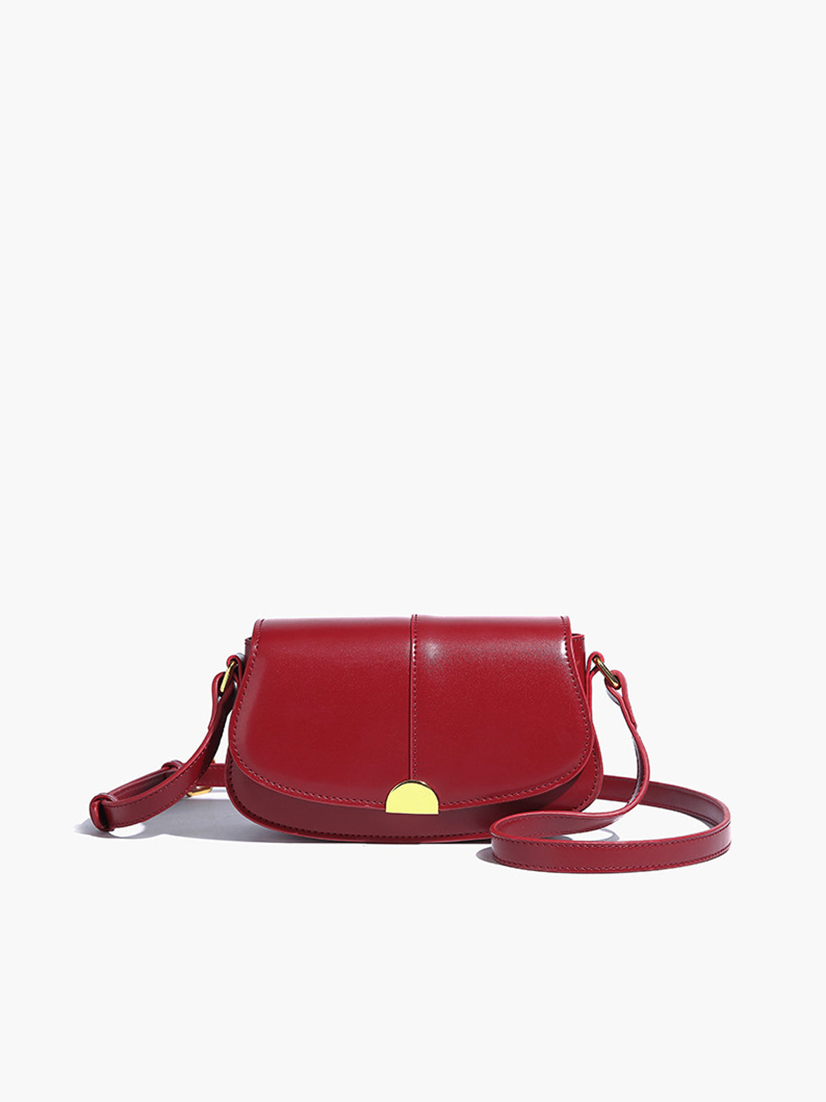 Elegante Begleiterin | Glänzende Crossbody Bag mit Soft Buckle