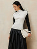 Anna | Stricktop mit Color-Block-Design