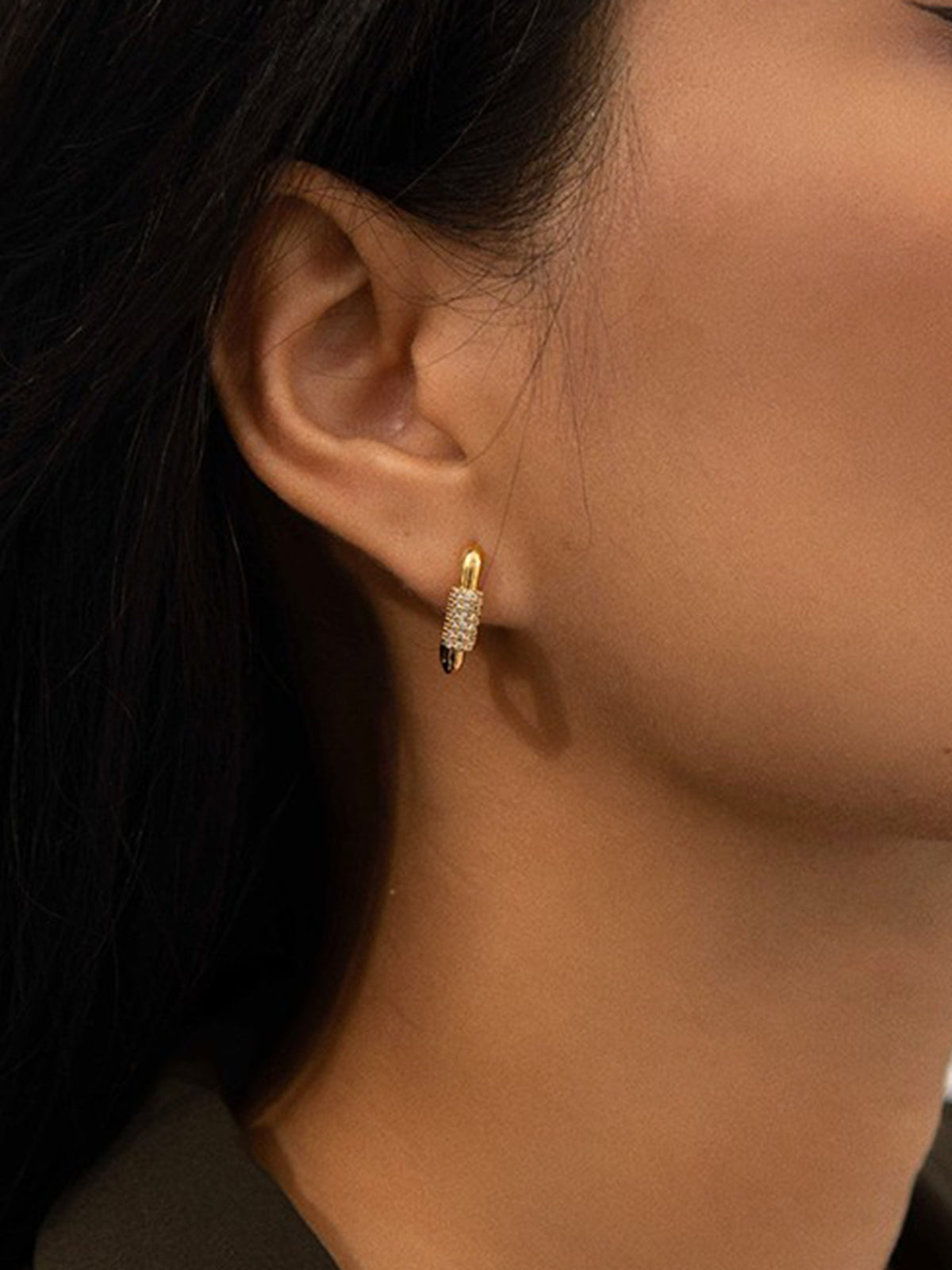 Lena | Quadratische Chubby Diamant Ohrringe