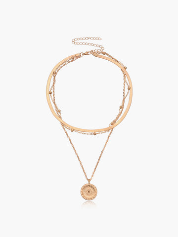 Kugelperlen-Halsband von [Name] | Elegantes Mehrschicht-Halsband