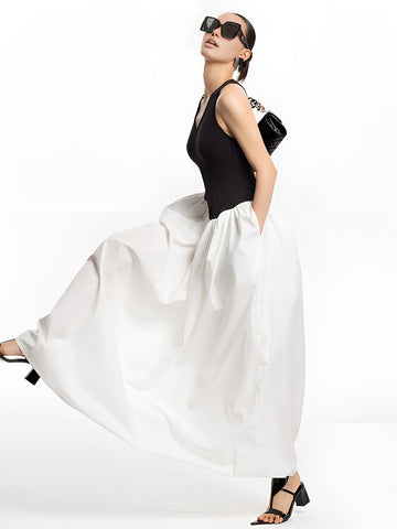 Clara | Kleid mit Farbblock-Design und Taschen