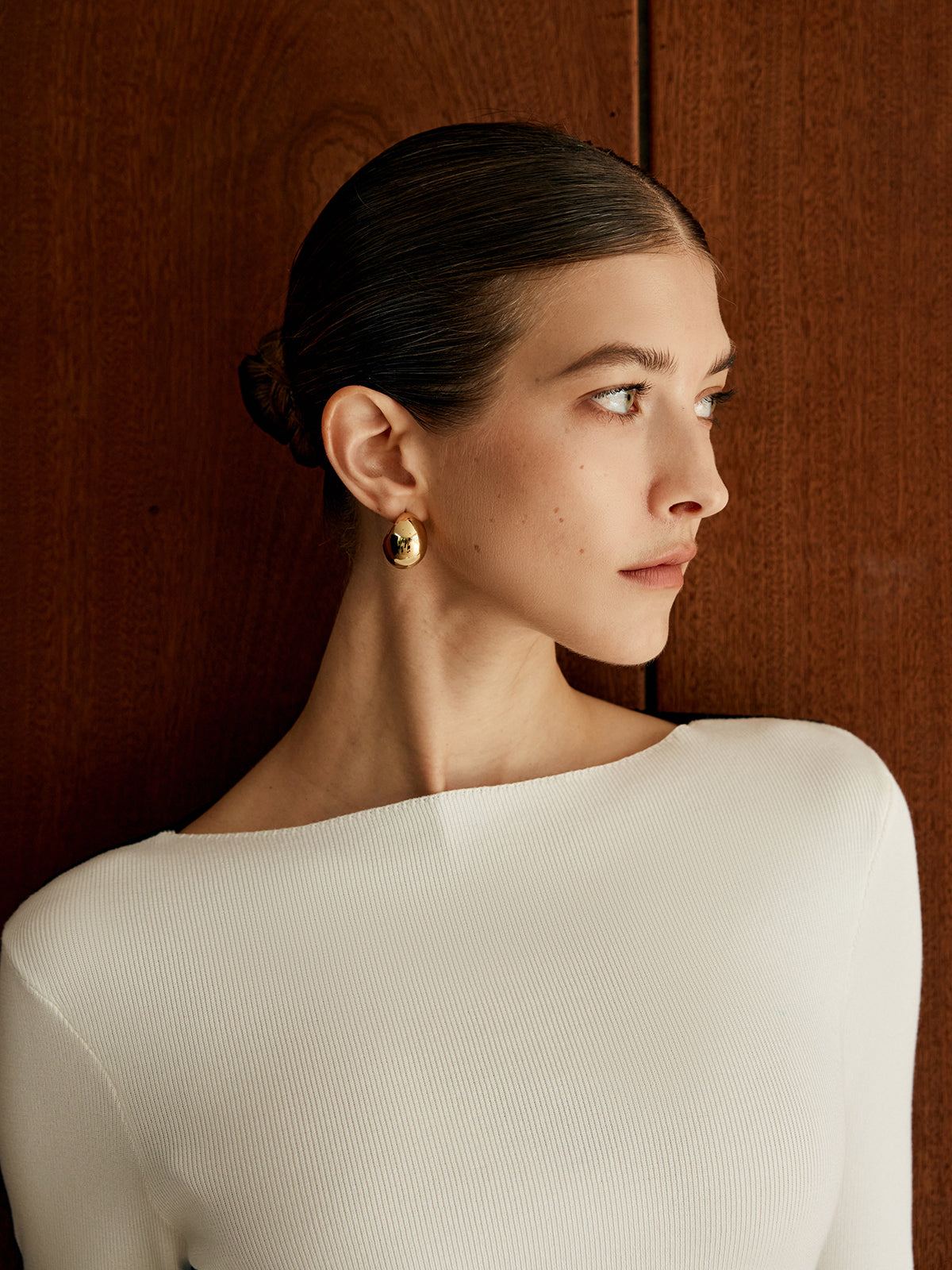 Maxi Shirt | Zweifarbige Strickoberteil