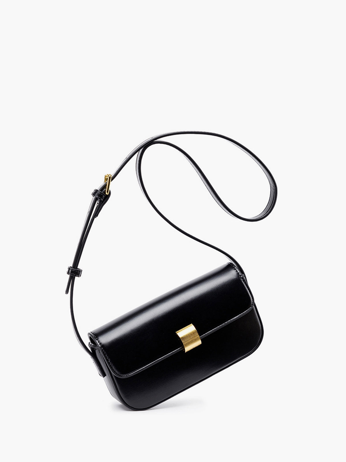 Clara | Glänzende Clutch & Umhängetasche