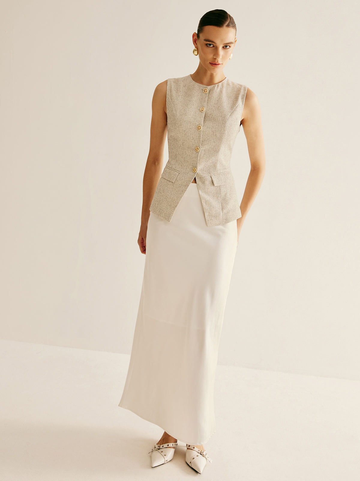 Jürgen | Elegante Paspelierte Split-Weste