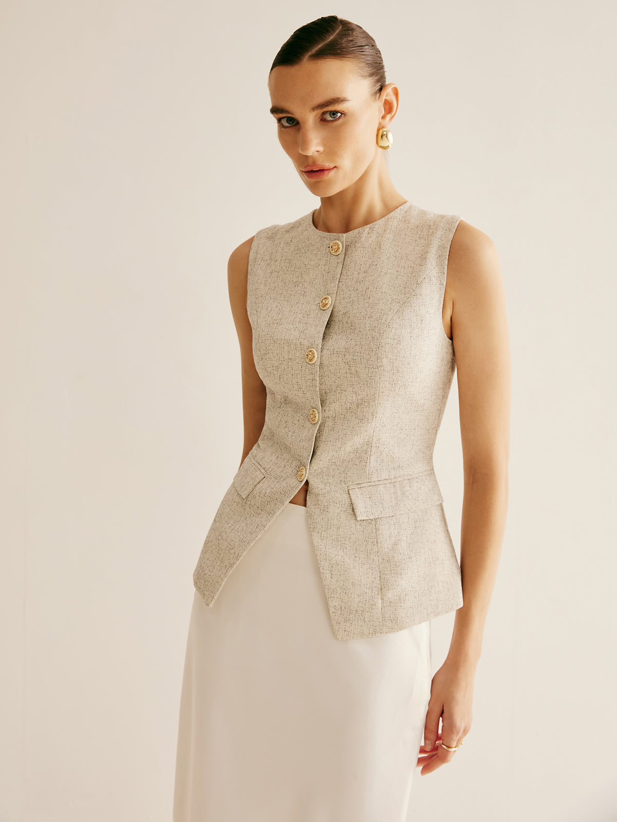 Jürgen | Elegante Paspelierte Split-Weste