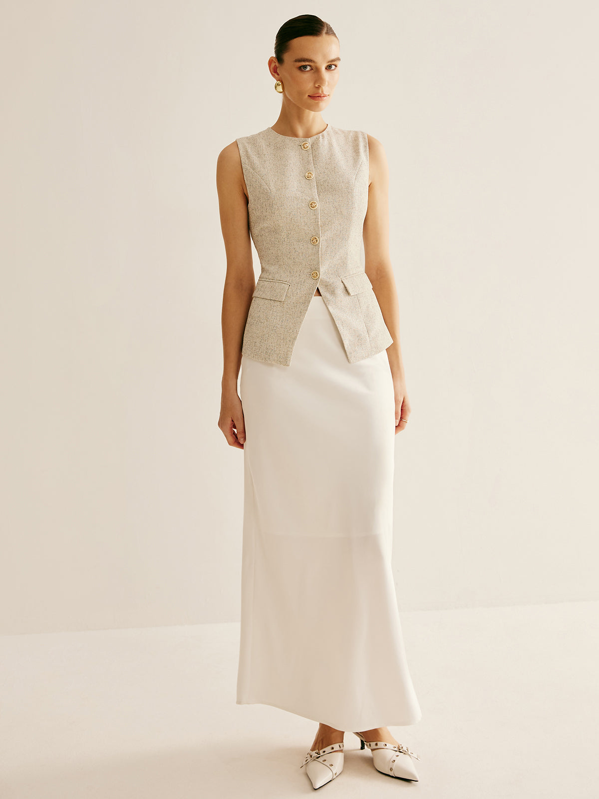 Jürgen | Elegante Paspelierte Split-Weste