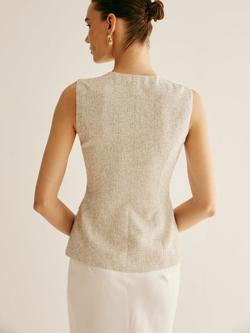 Jürgen | Elegante Paspelierte Split-Weste