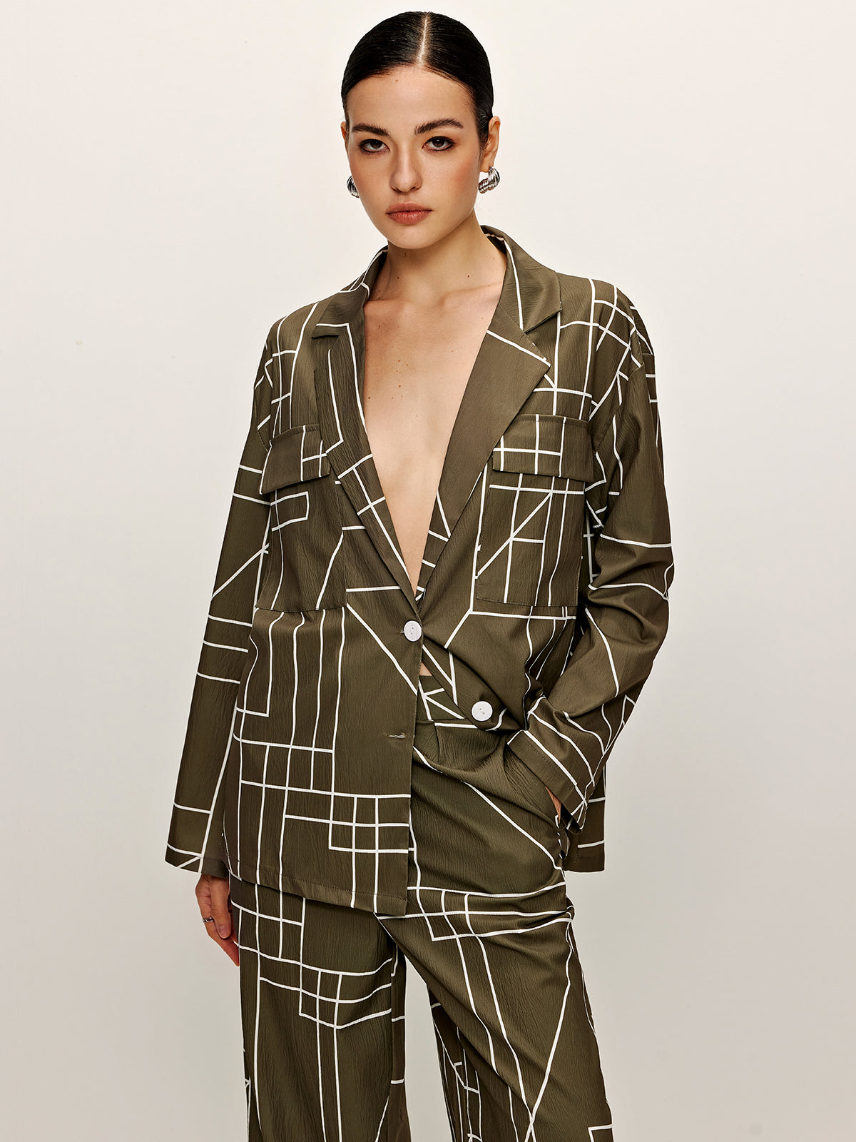 Johannes | Lässiges bedrucktes Revershemd